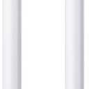 Curtain Wand - Aluminum Curtain and Drapery Pull Rod with Stainless Steel Hardware for Curtains, Draperies, and Room Divider Curtains - 48 Inches, White - Pack of 2