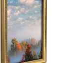 Craig Frames 11x17 Picture Frame Gold Ornate Style, 3/4 Inch Wide Solid Wood Moulding with Vintage Beaded Detail, Glass and Backing Included, Wall Display Frame for Art and Photos