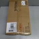 TUTOTAK Small End Table with Charging Station, Narrow Side Table with USB Ports and Outlets, Set of 2, Skinny Sofa Table, Slim Nightstand, Living Room, Bed Room, White TB01BW0602 (2-Tier7.9"D x 15.8"W x 22.5"H)