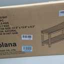 Upolana Teak Shower Bench, 32" Solid Wood Shower Stool for Inside Shower to Sit On, Wooden Bathroom Shower Seat Waterproof, 32 x 14 x 20 inches