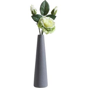Ceramic Vase, Modern Home Decor Ceramic Vase, Frosted Porcelain Vase, Grey Minimalist Vase,Living Room DecorationIdeal Shelf, Best Decoration. (Grey) (Gray)