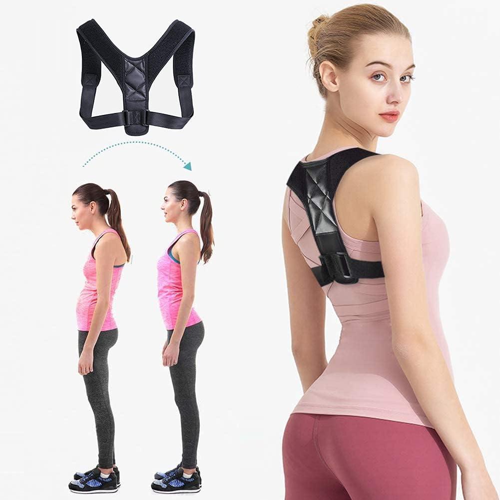 Posture Corrector for Men and Women with Adjustable Clavicle Brace UNISEX SIZE 28'' TO 42''