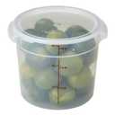 Cambro 6Qt BPA-Free Food Storage Containers with Lid – in Opaque Commercial Grade Plastic- Ideal for Pantry & Fridge Organization, Baking & Mixing Dough, Industrial and Kitchen Use, 1 Count