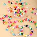 AD Beads 216PCS 6x9mm Soft Pony Silicone Beads for stylehair, Green Series with 80 Elastic Bands, Tool and Storage Box Kit for Braids, Bracelet, Crafts.