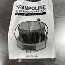 Tatub Large Trampolines Outdoor 10 12 14 15 16FT for Kids and Adults,Outdoor Recreational Pumpkin Trampolines with Curved Poles and Safety Enclosure Net, Basketball Hoop, Ladder