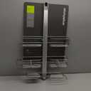 simplehuman Adjustable and Extendable Shower Caddy XL, Stainless Steel and Anodized Aluminum