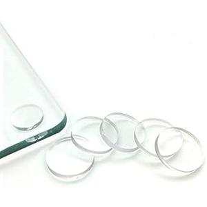 Extremely Soft Clear Glass Table Top Bumper Non-Adhesive,Glass Table Top Spacer,  5 PCS