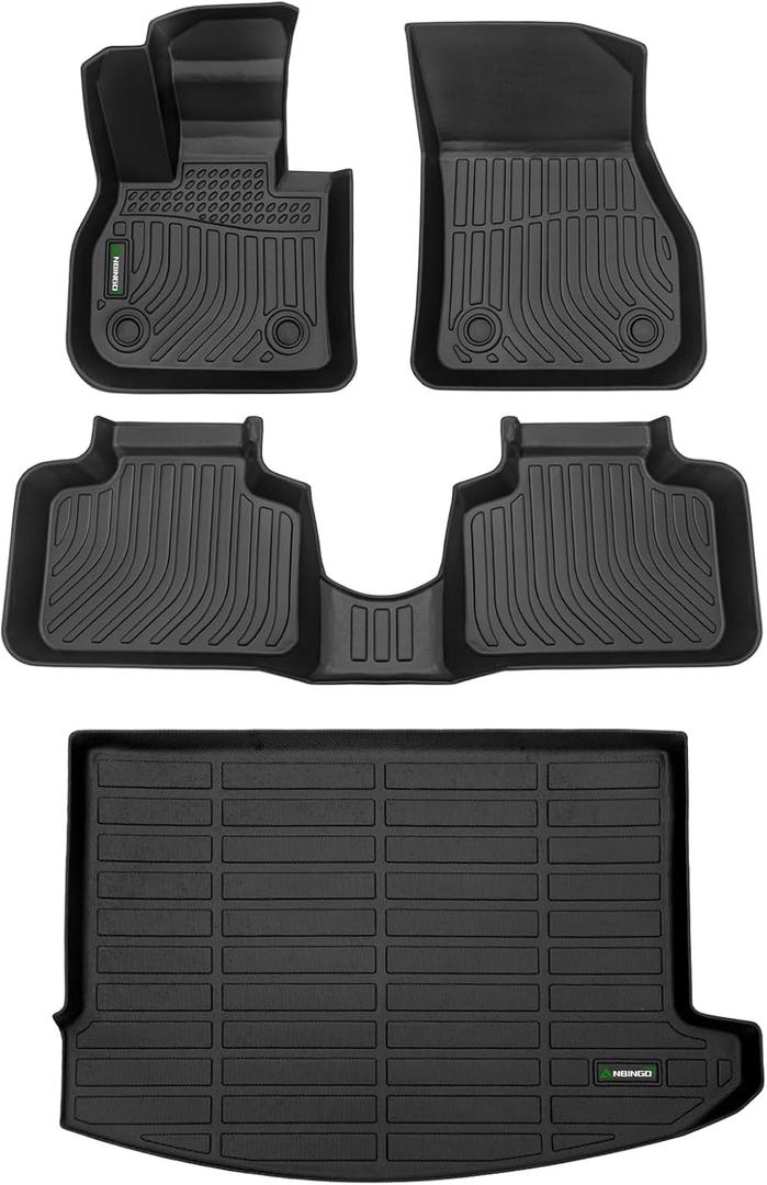 ANBINGOFloor Mats Fit for Mini Cooper Countryman F60 2017-2024(Not for Manual Transmission) All Weather Mats for Countryman TPE Car Mat Rugs for Mini Countryman Rubber Trunk Carpet for Countryman