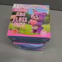 5 x Kids Flossers 100ct, Dental Kids Floss Picks, Biodegradable Heart Bear Flossers, Fluoride & PFA Free, Gifts for Toddlers Teeth, Flossing Sticks for Kids, No Shred Thread, Strawberry Flavored