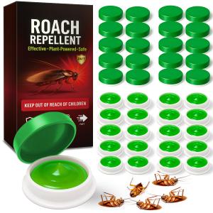40 Pack Roach Killer Indoor Infestation, Powerful Attraction Cockroach Bait Gel Stations, Quick Kill Formula, Easy to Apply Cockroach Killer for Effective Home Control, Ideal for Kitchens, Bathrooms