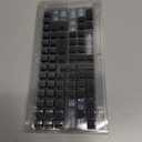 dagaladoo Black keycap Set,Shine Through Keyboard caps South Facing, Japanese Style Double Shot PBT Key caps,OEM Profile Custom keycaps for Mechanical Keyboards(only keycap)