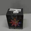 Smart Christmas Tree Topper, 15.5 Inch 3D Holographic Bethlehem Star Tree Topper, App and Remote Control, RGB Color Changing, Music Sync, Dimmable for Xmas Tree Home Party Decor