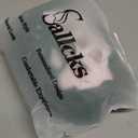 Sallcks Womens Long Curly Wavy Green Wig with Bangs Synthetid Heat Resistant Halloween Cosplay Costume Wigs