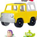 Fisher-Price Little People Toddler Toy Disney & Pixar Toy Story Pizza Planet Truck with Buzz Lightyear & Alien Figures for Kids Ages 18+ Months
