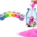 JULAN 6 Pack Magic Sand - Space & Colored Sand Toys for Kids & Adults - 6 Colors