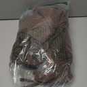 Mosluna Chair Cushions for Dining Chairs Set of 4, 2" Thick Chair Pads with Non-Slip Bottom, D-Shaped Kitchen Seat Cushions with Removable Cover, 16 x 17 inch, Brown