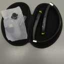 Bluetooth Headphones, Upgraded Foldable Wireless Neckband Headset with Retractable Earbuds, Noise Cancelling Stereo Earphones with Mic for Workout, Running, Driving (with Carry Case) (Black)