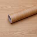 Wood Grain Contact Paper Peel and Stick Wallpaper Self Adhesive Wall Paper for Furniture Countertop Drawer Shelf Liner Cabinet Waterproof Easy to Clean 23.6" X 78.7" (23.6"W x 78.7"L, Teak)