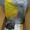 [ 3 Colors Changing Light ] 10 Ft Tall Halloween Inflatable UFO Cow Abduction Decorations with Build-in LEDs Halloween Blow Up UFO for Halloween Decoration Outdoor Yard Garden Lawn Holiday Party Decor