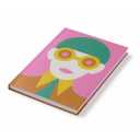 Olimpia Zagnoli Pink Midsized Blank Notebook