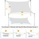 Quictent Sun Shade Sail for Patio, 185GSM Heavy Duty Rectangular Outdoor Sunshades UV Block Outside Canopy Cover for Backyard, 20x26ft