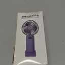 Portable Fan, Handheld Fan with LED Display, Personal Fan for 15 Hours Cooling, Small Fan with Powerful Airflow, Rechargeable Travel Fan for Outdoor Camping, Mini Fan with Phone Holder