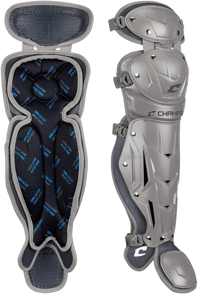Champro Optimus Pro Catcher/Umpire Leg Guards, 13.5"