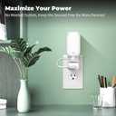 2 x Wall Mount for Blink Sync Module Core with Short Cable - Save Space - No Messy Wires - Easy Move Mount Bracket Holder for Blink Outdoor Indoor Security Camera