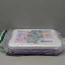 Vextronic Pet Sensory Bin for Toddlers, Dog & Cat Sandbox with Lid, Play Sand Kit with 2.2lbs Sensory Sand for Kids, Pet Sensory Box, Pretend Beach Toy Birthday Gift for Girls Boys 3 4 5 6 7 8 Purple