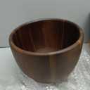 SpaceAid Wooden Bowl for Mixer - Kitchen Space Aid Acacia Wood Mixing Bowls Holder for Stand Mixer, Compatible with 4.5 & 5 QT Tilt-Head Models Kitchen, Natural Wood
