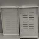 Pull out Cabinet Organizer, 2-pack, Expandable(12"-20") Heavy Duty Slide out Drawers Fixed with Adhesive Nano Film for Pots, Roll out Shelf Storage for Kitchen Base Cabinet Organization(3 Rails) (White)