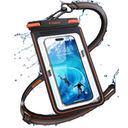 TORRAS IPX8 Waterproof Phone Pouch Floating, Underwater Screen Touchable, Water Proof Case with Lanyard for iPhone 17 Pro Max 16 S25, Cellphone Dry Bag Cruise Essentials 7.0 inch, Black