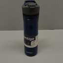 Contigo Cortland Chill 2.0 Blueberry Stainless Steel Water Bottle Vacuum-Insulated Spill-Proof Lid 24oz Ideal for Hot or Cold Drinks Interchangeable Lid Perfect for Kids & Adults (24oz (Single Pack))