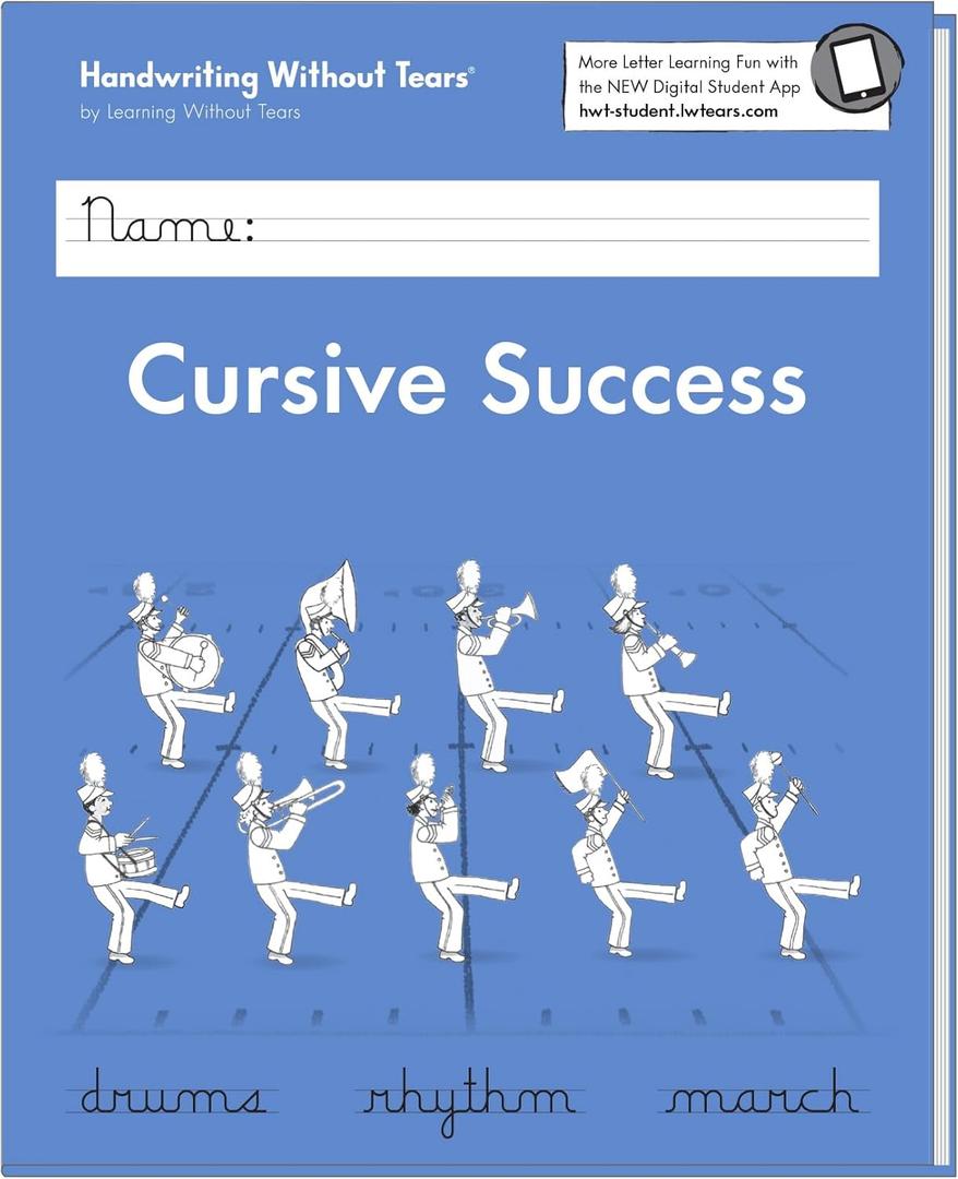 Learning Without Tears Cursive Success Student Workbook, Age 9+, 4th Grade+, Handwriting Practice, Writing Book, School & Home, Language Arts, Tutoring, Sensory the cover is torn