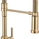 Delta Cordova Touchless Pro Style Commercial Kitchen Faucet with LED Spotlight, Brushed Gold Touch Kitchen Sink Faucet with High Pressure ProClean Spray, Lumicoat Champagne Bronze 9685TL-CZ-PR-DST