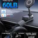 Car Phone Holder Compatible with Magsafe [60+LBS Strongest Suction & 2800gf Magnetic] 360 Adjustable Car Phone Mount, Phone Holders for Your Car for iPhone 17 Pro Max 16 15 14 13 12 Air Plus