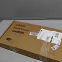 EDISHINE LED Corner Floor Lamp, Modern Slim Dimmable Light, Adjustable Height, 57.5" Minimalist Tall Lamp for Living Room, Bedroom, Office, 3000K Warm White Light (Gold)