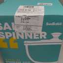 Stainless Steel Salad Spinner, 6.34Qt Large Lettuce Dryer, BPA-Free Vegetable & Fruit Washer with Drain, Easy Clean, Non-Slip Base, Transparent Lid