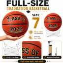 Hiboom 2026 Basketball Gift Set with Stand and Pump, Keepsake Basketball for Basketballs Lover, Coach Appreciation,Senior Night Gifts, Indoor Outdoor Training Game Ball Combo