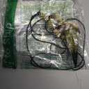 L'VOW Viking Raven Skull Necklace Bone Tooth Pagan Necklace for Men Women Halloween Savage Barbarian Cosplay