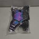 Eagloo Dog Harness for Large Dogs, No Pull Service Vest with Reflective Strips and Control Handle, Adjustable and Comfortable for Easy Walking, No Choke Pet Harness with 2 Metal Rings, Purple, L