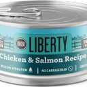 BIXBI Liberty Wet Cat Food Shreds Variety Pack Featuring Chicken/Salmon Recipe & Tuna/Chicken Recipe (2.75 Ounce Cans, Case of 12) (EXP 01/13/29)