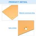 uxcell 2pcs Door Kick Plate, 8 x 30 Inches Aluminum Kick Plate Door Plate, 2 mm Thickness, for Exterior Front Door or Back Door, Gold