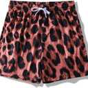 BOOMLEMON Mens Mesh Graphic Print Shorts Casual Workout Cool Shorts Gym Basketball Running Short Pants (XL)