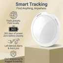 2 Pack GPS Tracker for Vehicles Works with Apple Find My(iOS Only) Mini Real-Time Hidden Car Locator Air Tracker Tag Undetectable Tracking Device for Car Global Coverage No Monthly Fee or SIM Required