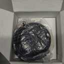 Momcozy 8000mAh Portable Stroller Fan | 27H Ultra-long Battery Life | Detachable 4 Speed 360° Rotate | 2 Modes LED Night Light, USB Rechargeable Handheld Cooling Fan for Travel, Car Seat, Bedroom (Black)