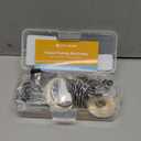 OJY&DOIIIY Fishing Rod Repair Kit, All-in-One Supplies for Fishing Pole Eyelets Replacement with Rod Guides,Epoxy Glue,Wrapping Thread and Tape (Casting+Tips)