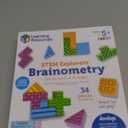 Learning Resources STEM Explorers Brainometry - 3d Puzzle, Brain Games, Brainteaser, Building Logic Toys, Gifts For Boys and Girls, Fine Motor Skills , Pattern Blocks, Math Manipulatives