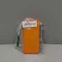 Neon Orange Clear iPhone Case