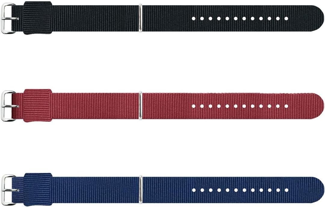Fashion Nylon Strap 12 14 16mm Ladies Color small Watch Band (3 piece)